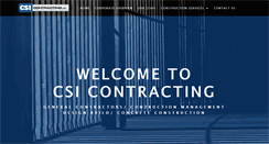 Desktop Screenshot of csi-contracting.com