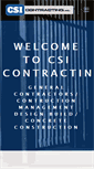 Mobile Screenshot of csi-contracting.com